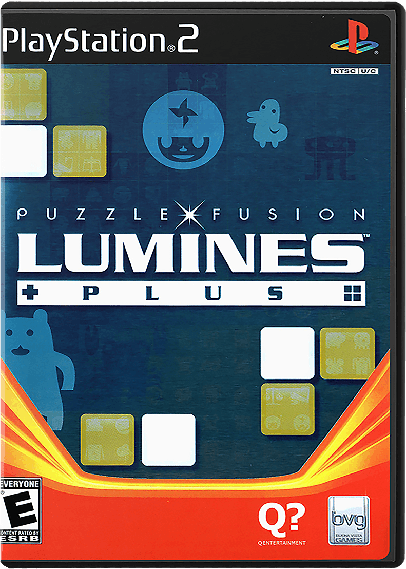 Lumines Plus box art for Playstation 2